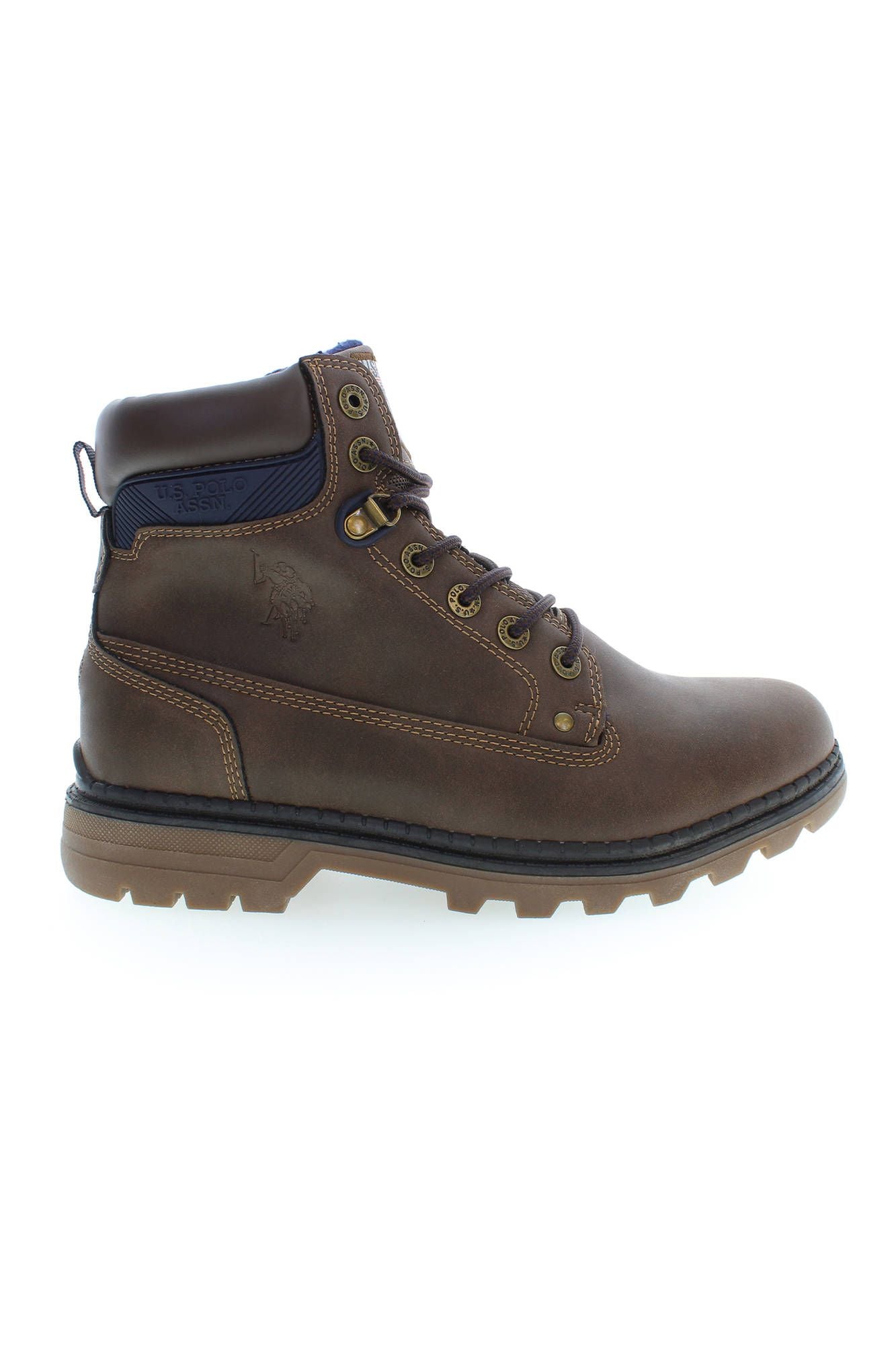 Brown Polyester Men Boot - SEHABRANDS