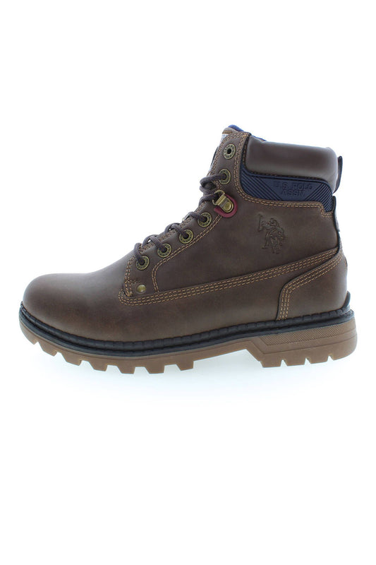 Brown Polyester Men Boot - SEHABRANDS