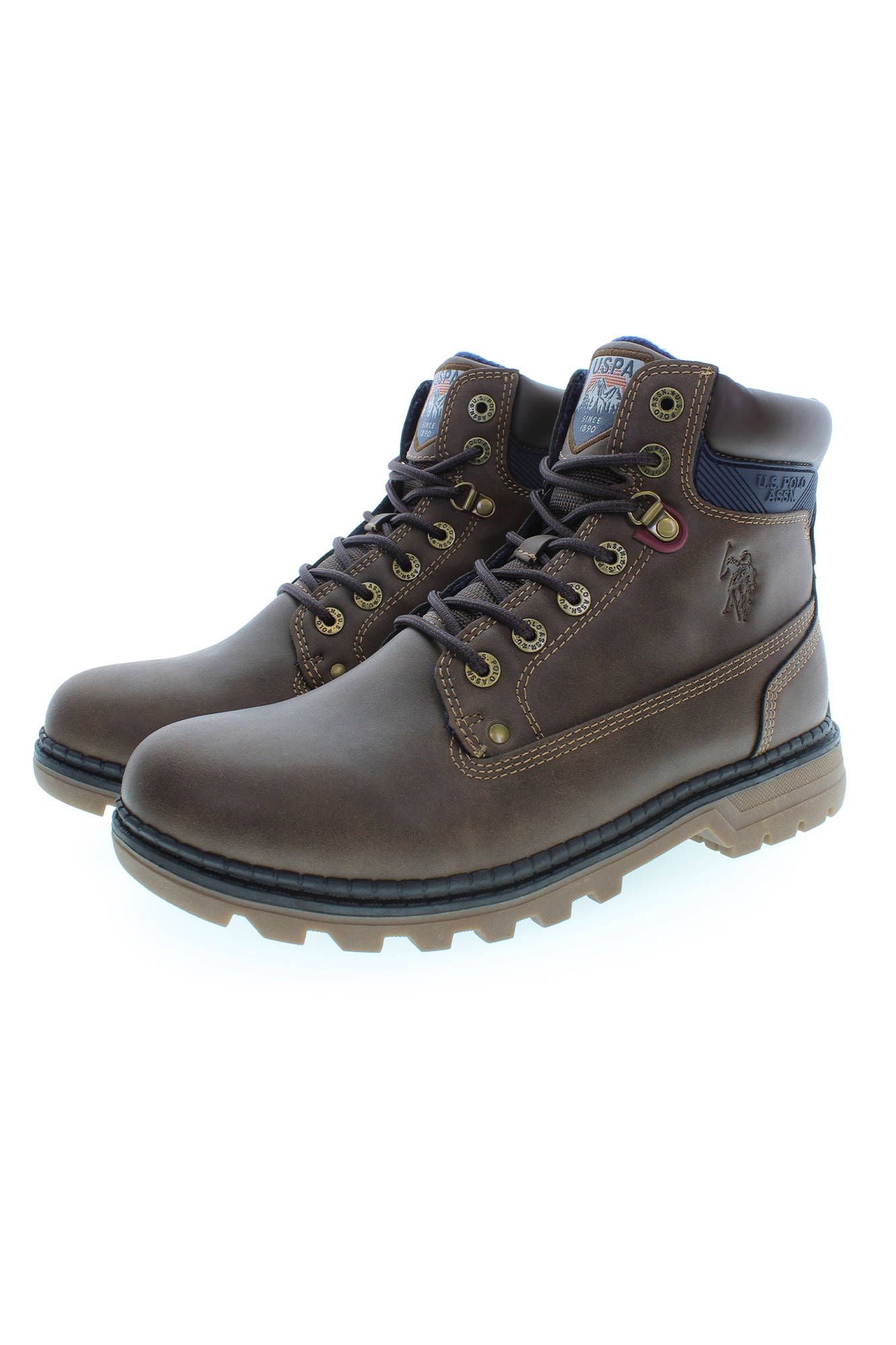 Brown Polyester Men Boot - SEHABRANDS