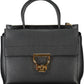 Black Leather Women Handbag - SEHABRANDS