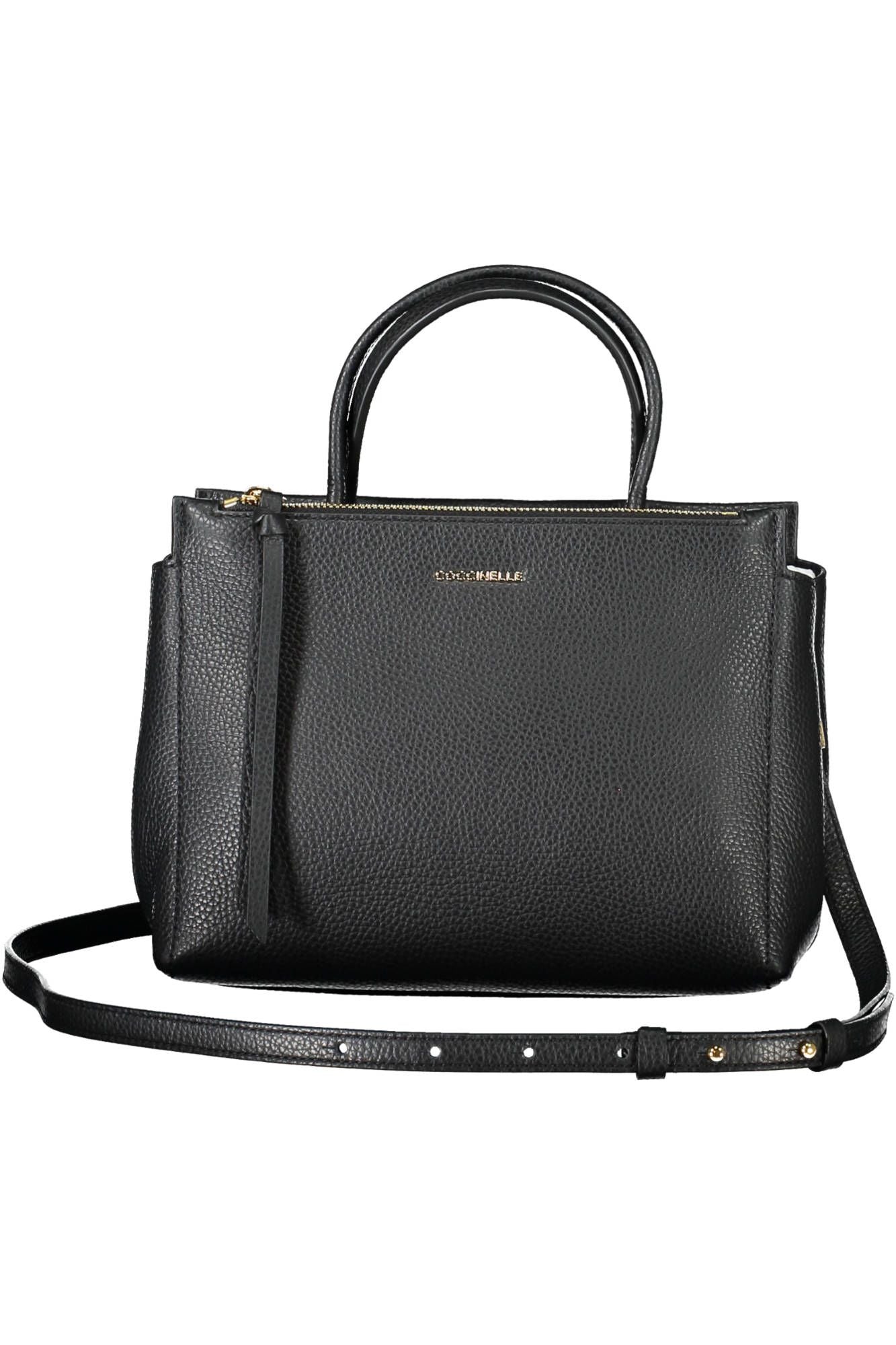 Black Leather Women Handbag - SEHABRANDS