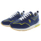 Blue Polyester Men Sneaker - SEHABRANDS