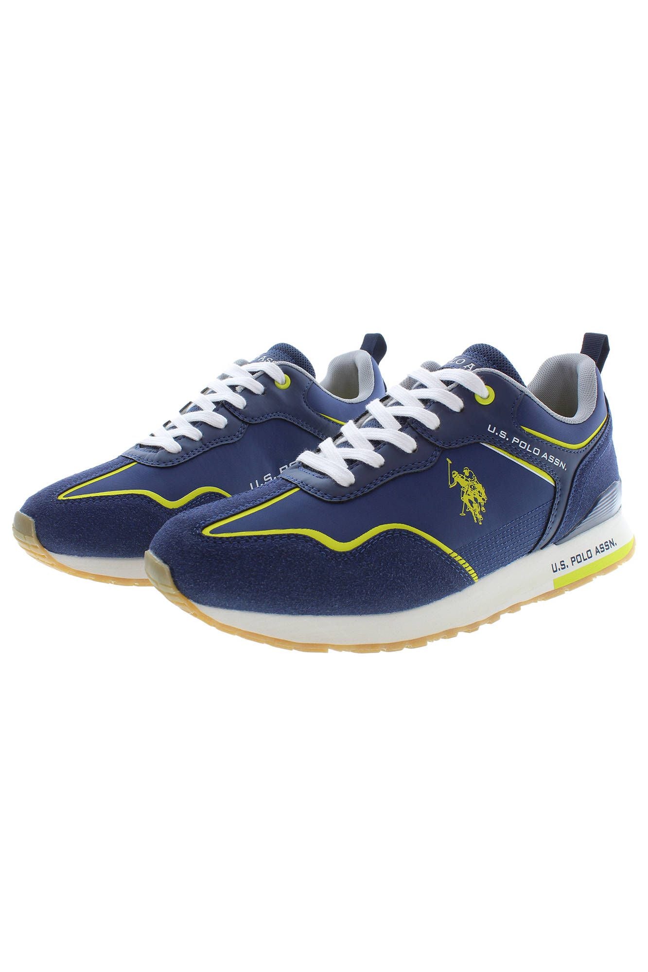 Blue Polyester Men Sneaker - SEHABRANDS