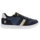 Blue Polyester Men Sneaker - SEHABRANDS