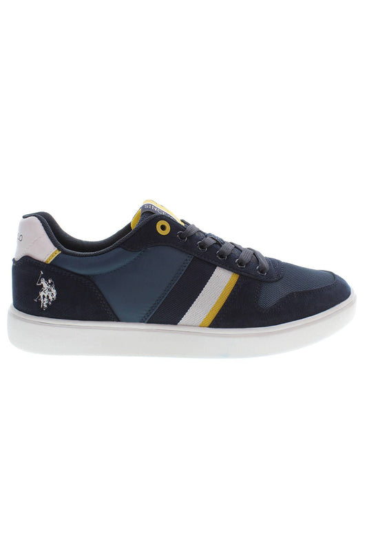 Blue Polyester Men Sneaker - SEHABRANDS