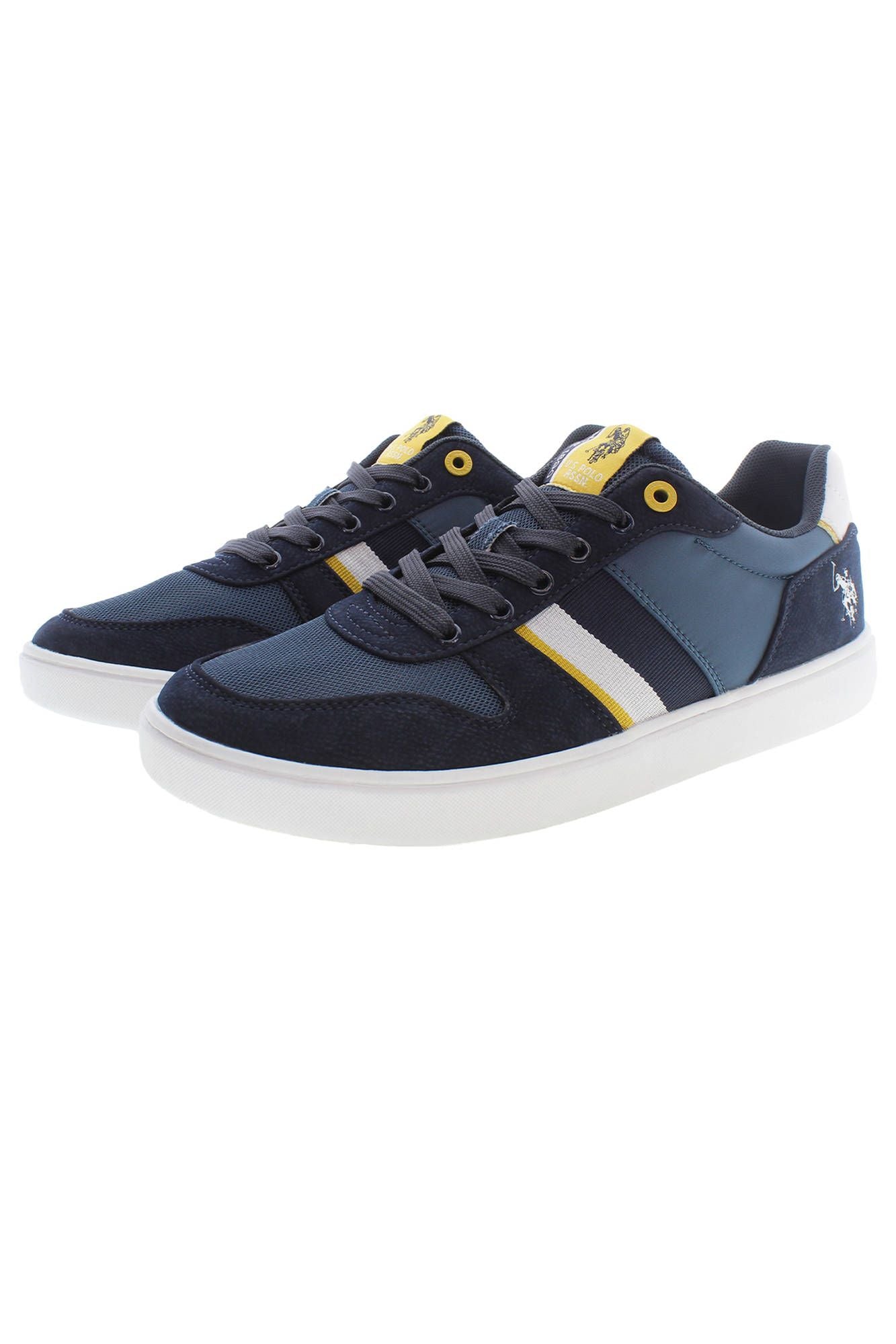 Blue Polyester Men Sneaker - SEHABRANDS