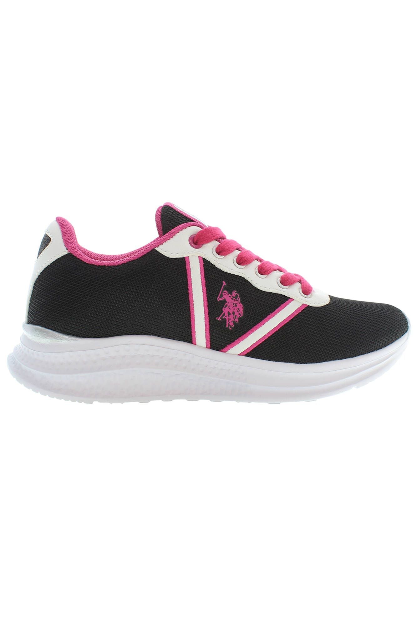 Black Polyester Women Sneaker - SEHABRANDS