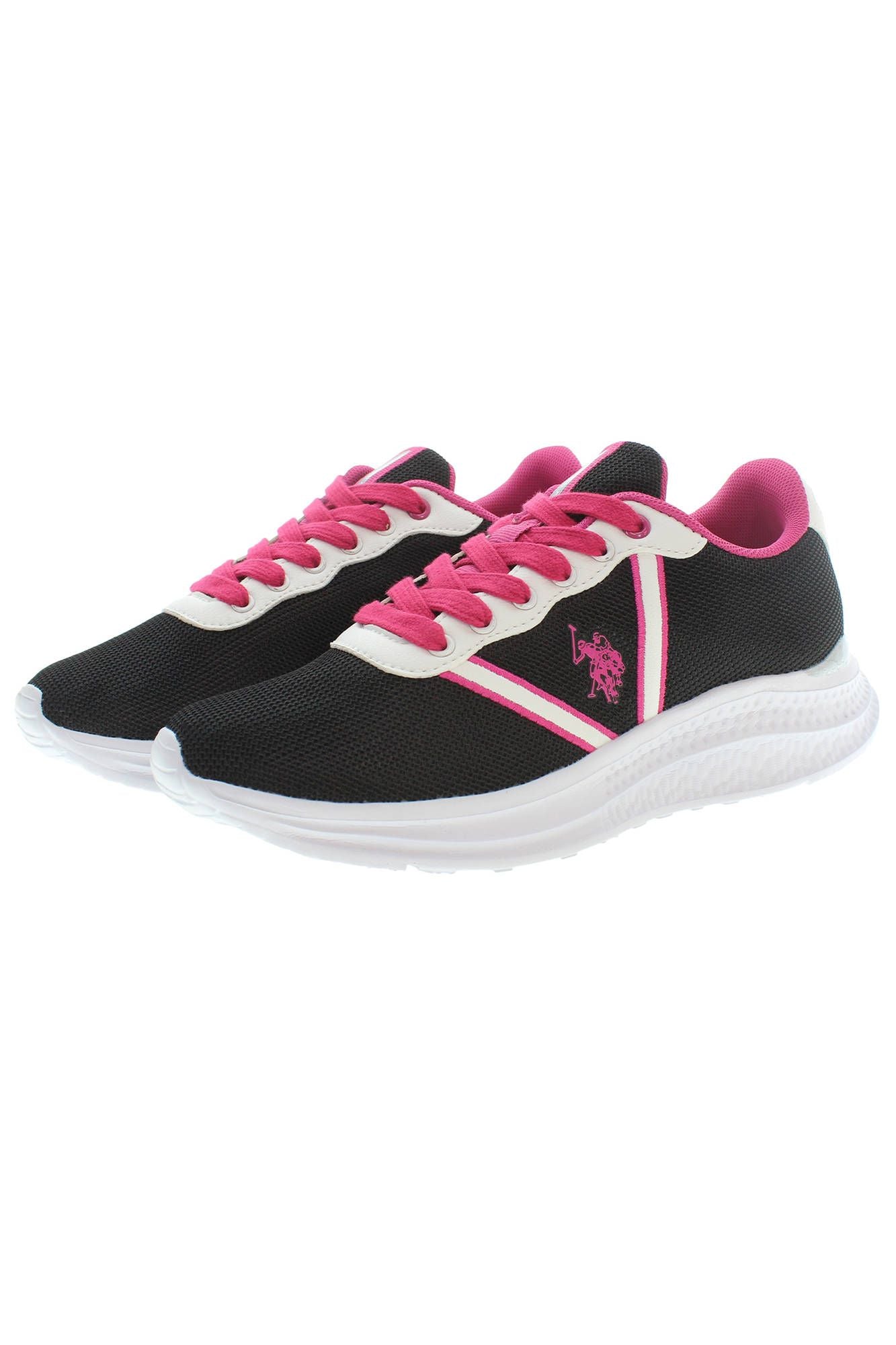 Black Polyester Women Sneaker - SEHABRANDS