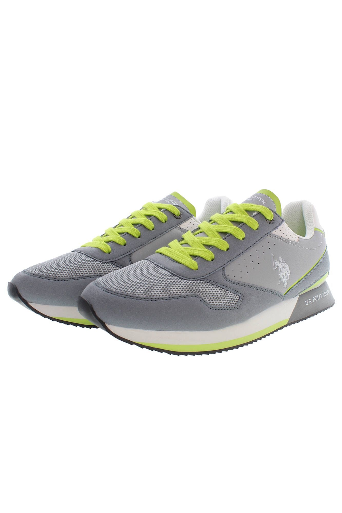 Gray Polyester Men Sneaker - SEHABRANDS