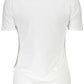 White Cotton Women Polo Shirt - SEHABRANDS