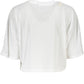 White Polyester Women T-Shirt - SEHABRANDS