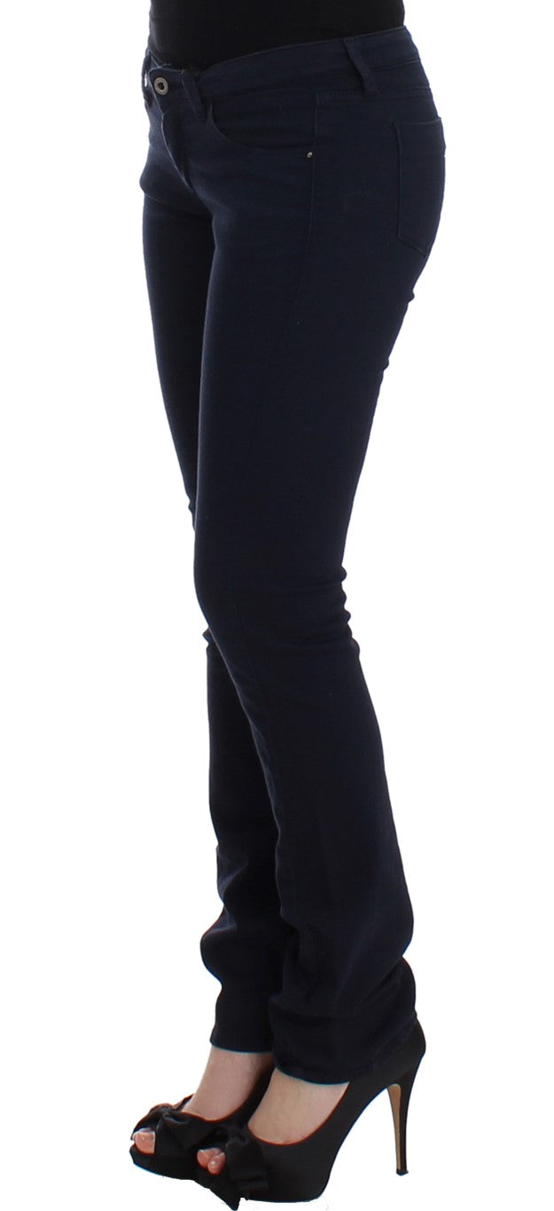 Chic Blue Straight Leg Denim Delight - SEHABRANDS