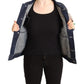 Elegant Dark Blue Denim Jacket - SEHABRANDS