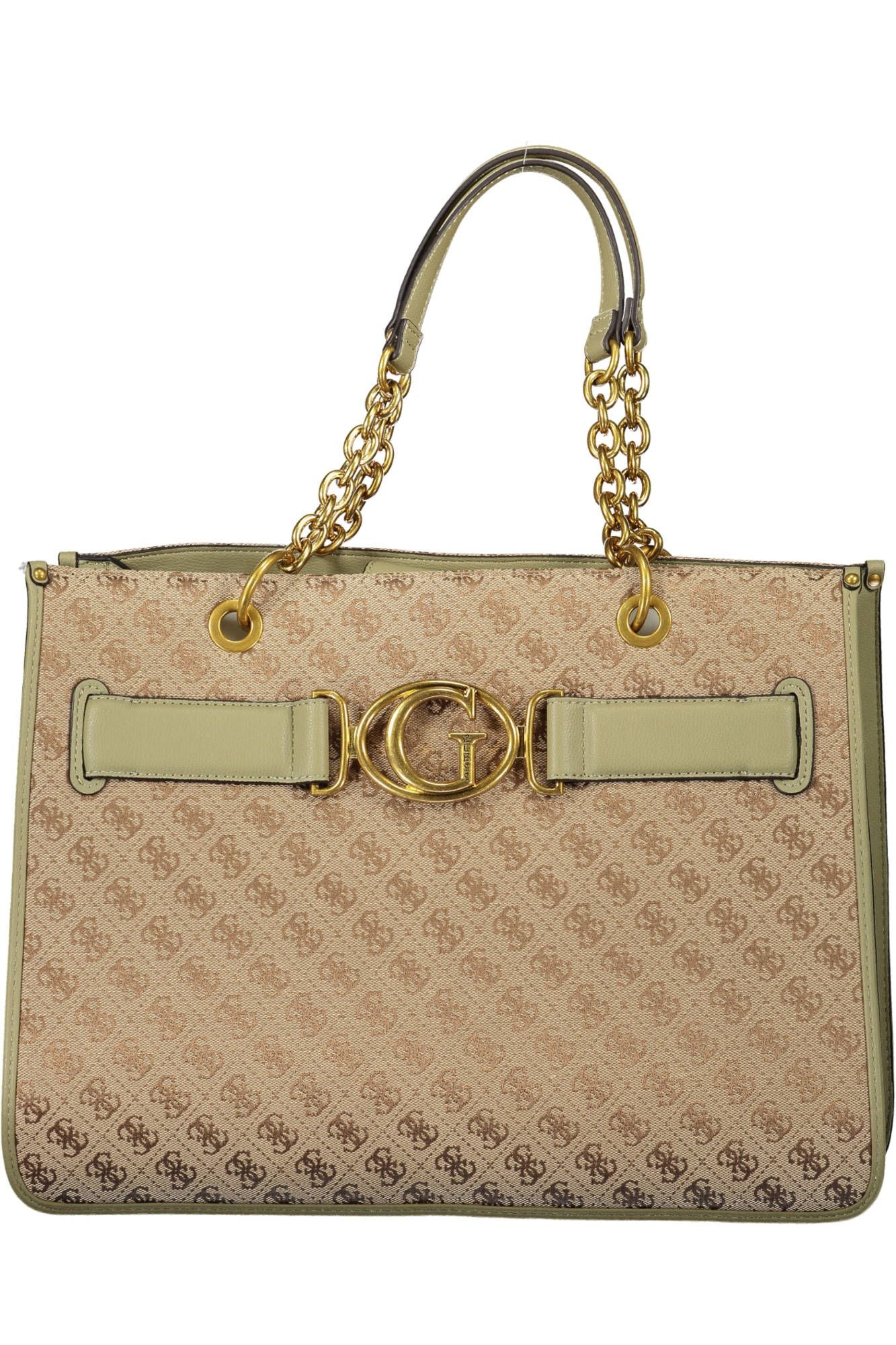 Green Polyester Women Handbag - SEHABRANDS