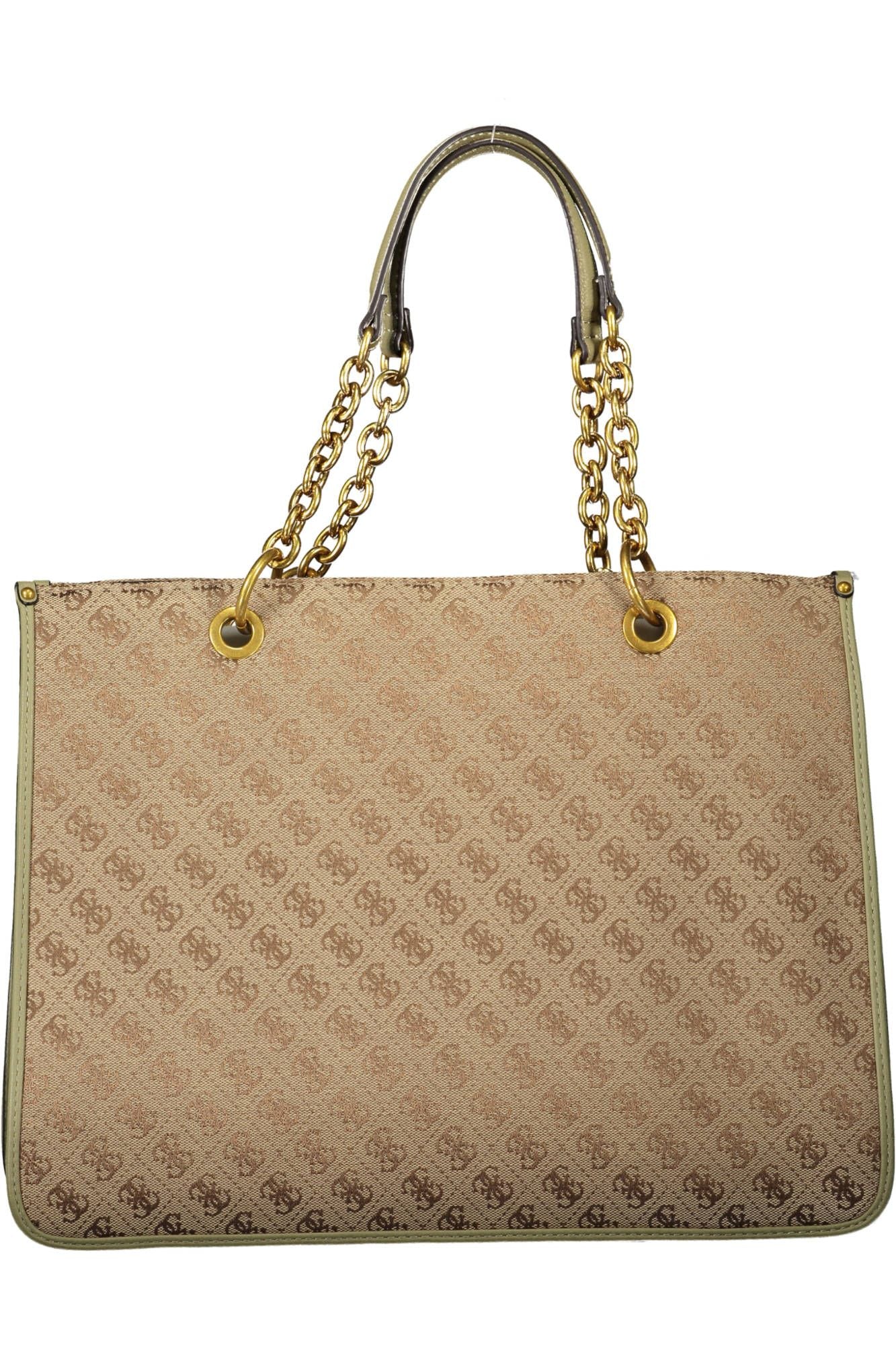 Green Polyester Women Handbag - SEHABRANDS