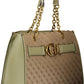 Green Polyester Women Handbag - SEHABRANDS