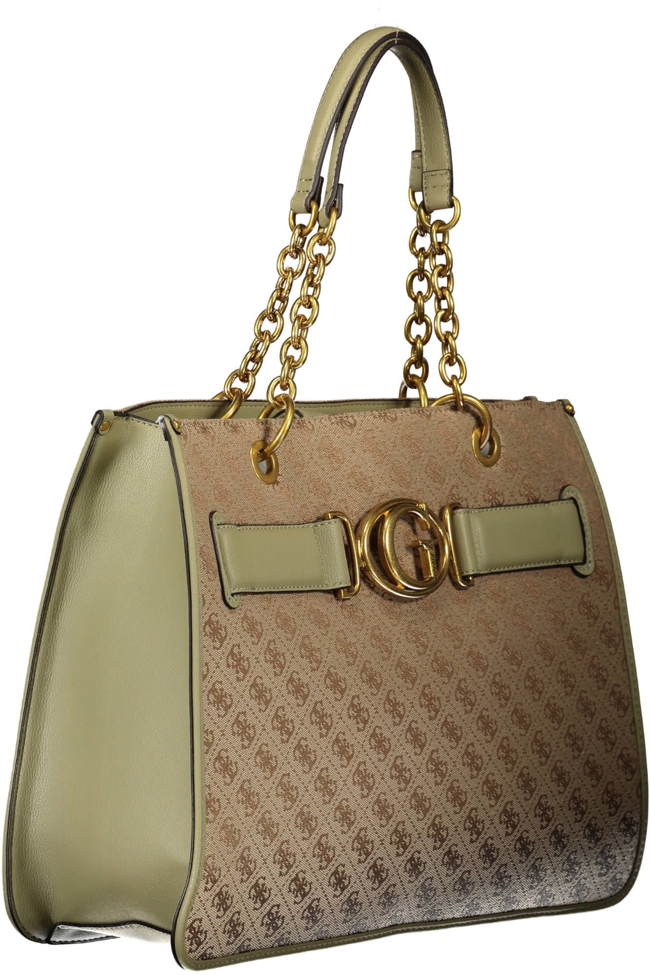 Green Polyester Women Handbag - SEHABRANDS