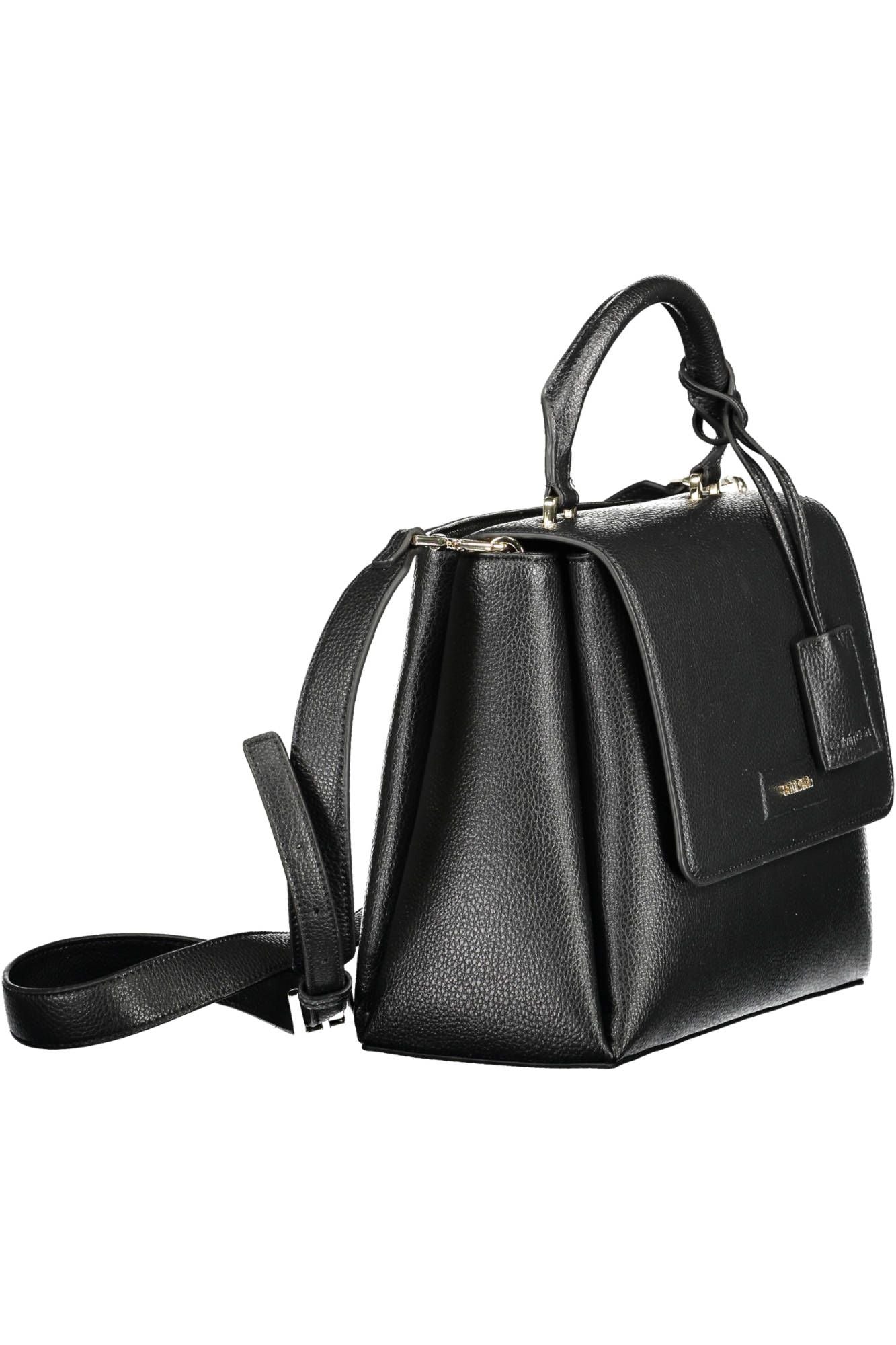 Black Polyester Women Handbag - SEHABRANDS