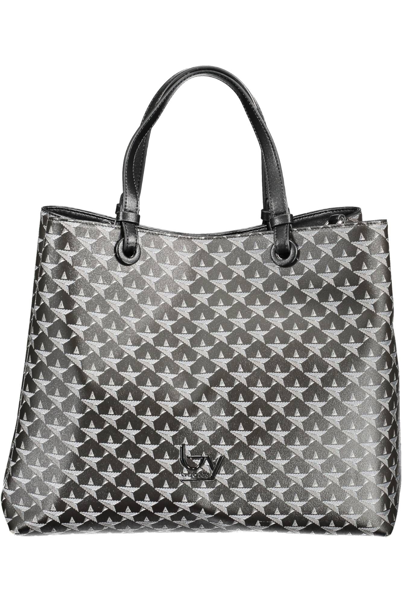 Black PVC Women Handbag - SEHABRANDS