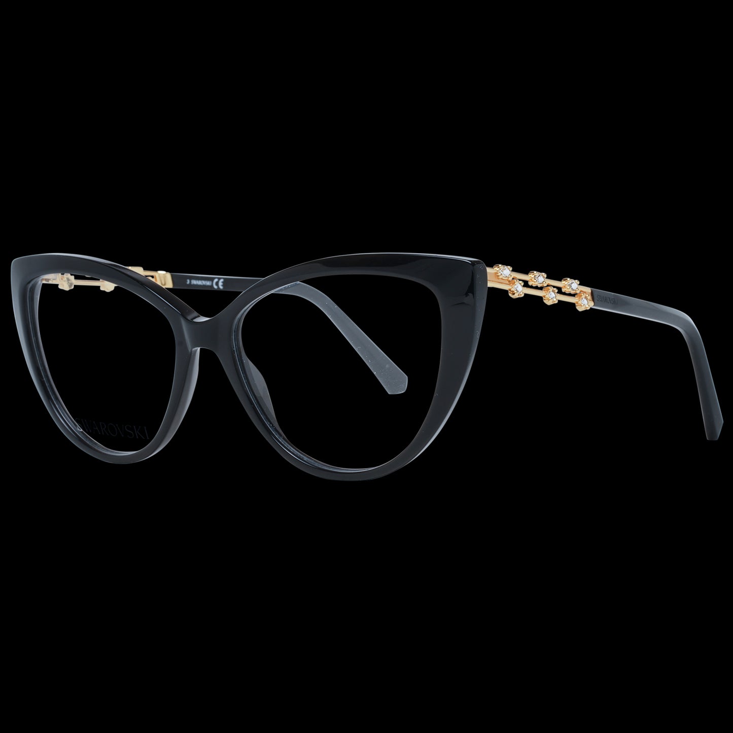 Elegant Black Cat Eye Designer Eyeglasses - SEHABRANDS