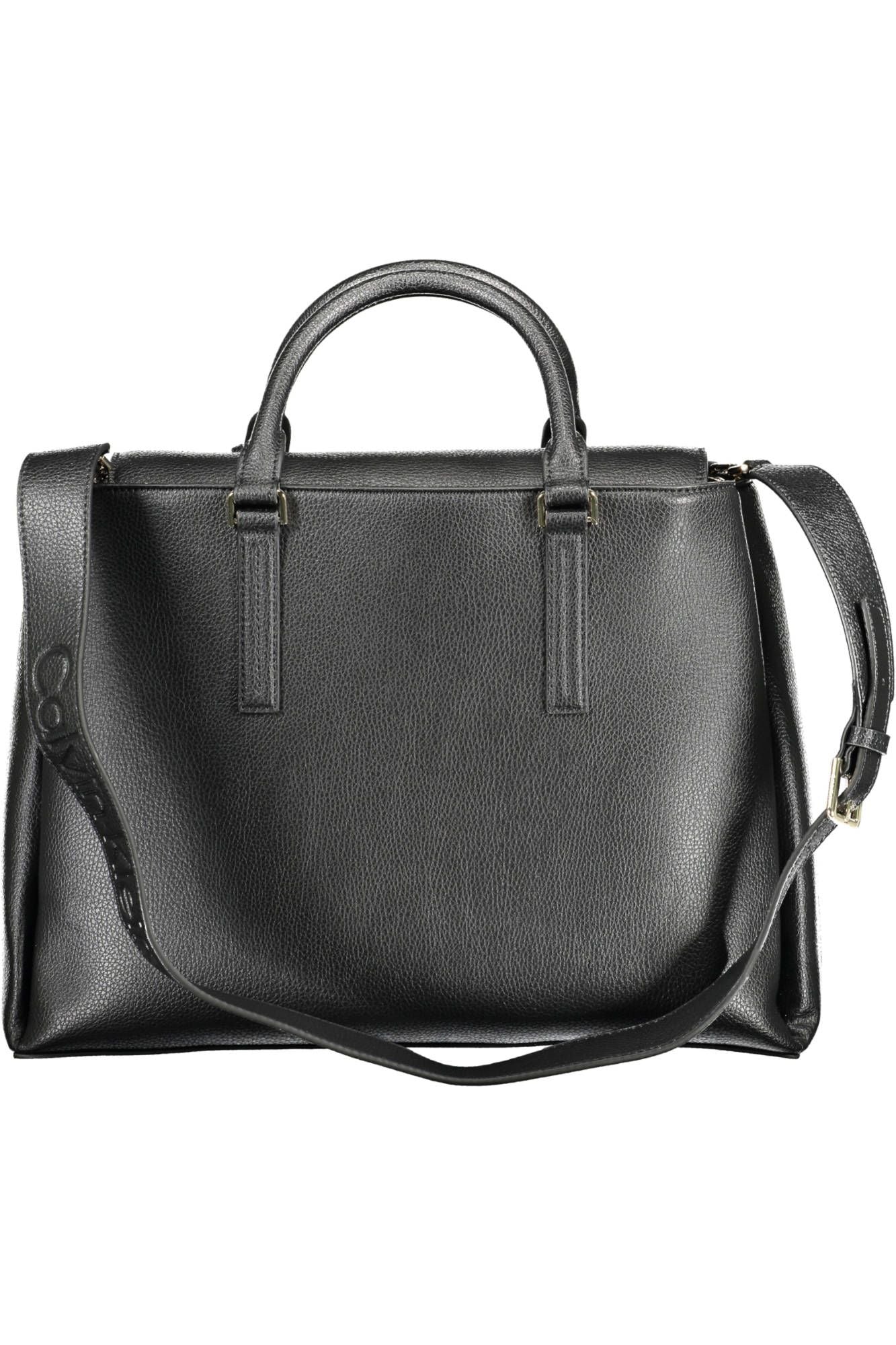 Black Polyester Women Handbag - SEHABRANDS