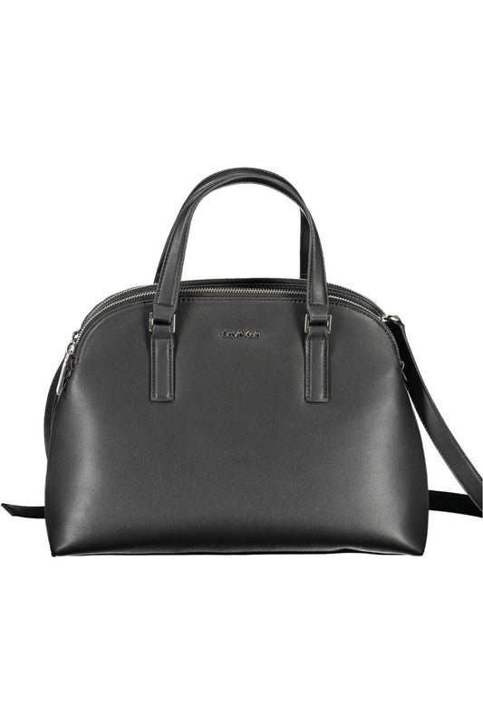 Black Polyester Women Handbag - SEHABRANDS