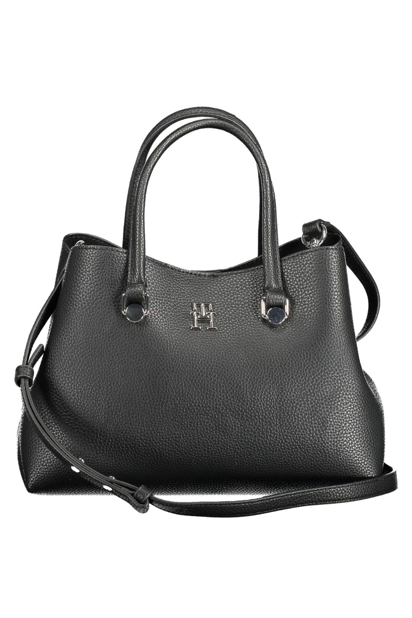 Black Polyester Women Handbag - SEHABRANDS