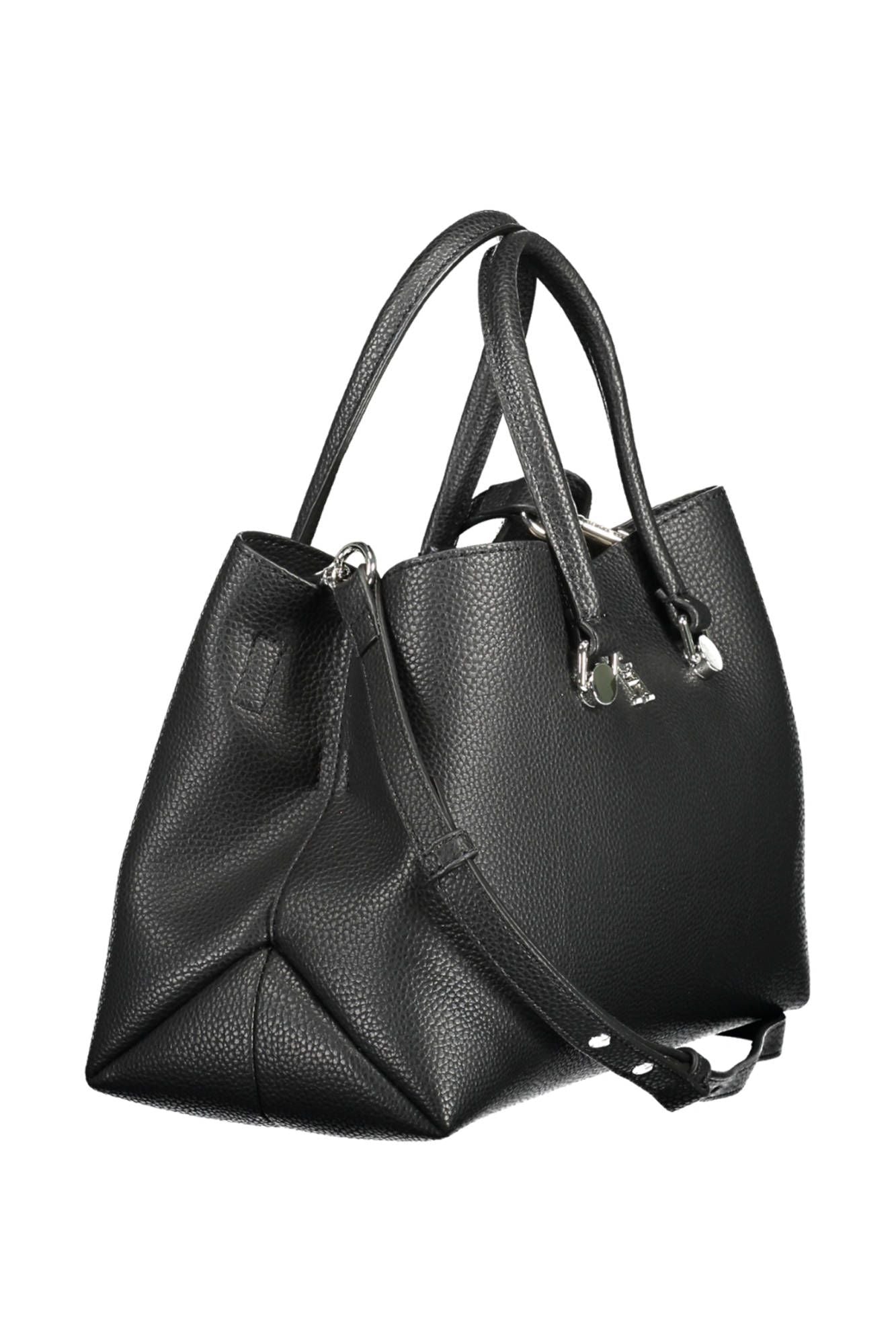 Black Polyester Women Handbag - SEHABRANDS