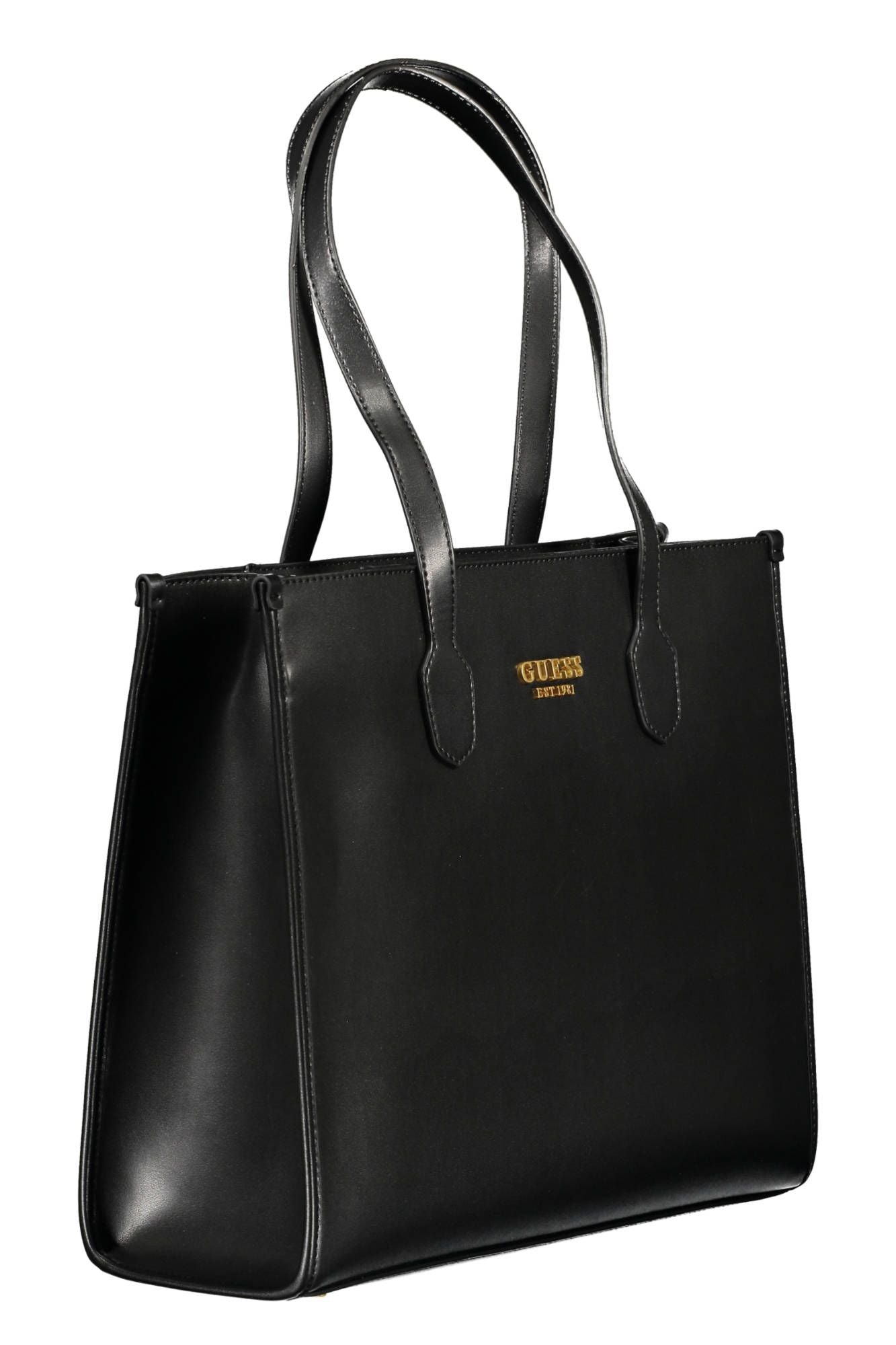 Black Polyethylene Women Handbag - SEHABRANDS