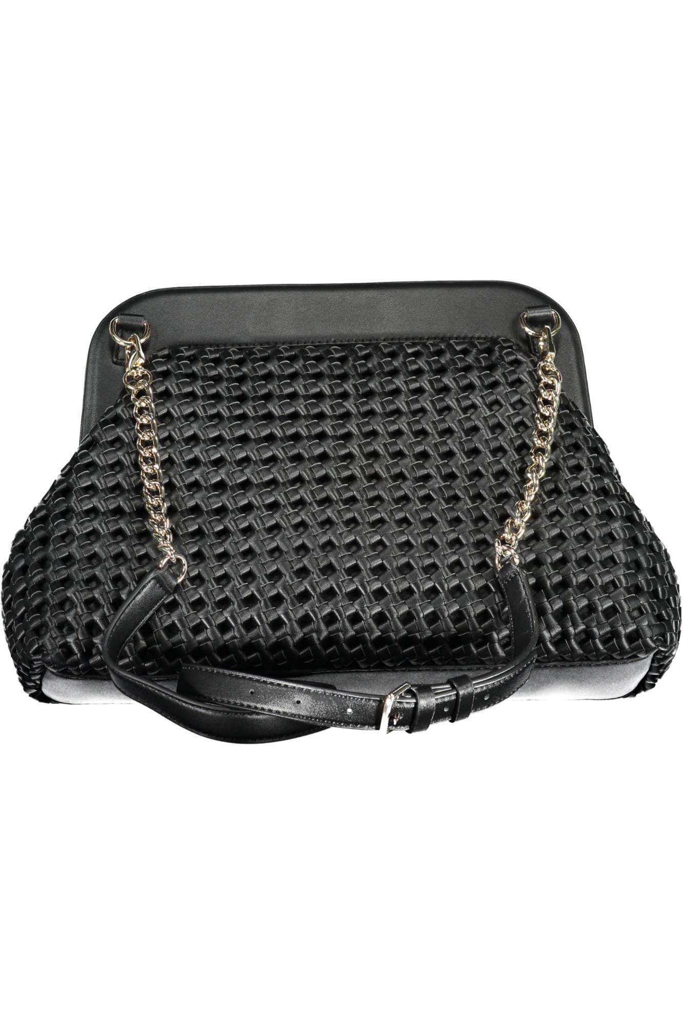 Black Polyethylene Women Handbag - SEHABRANDS