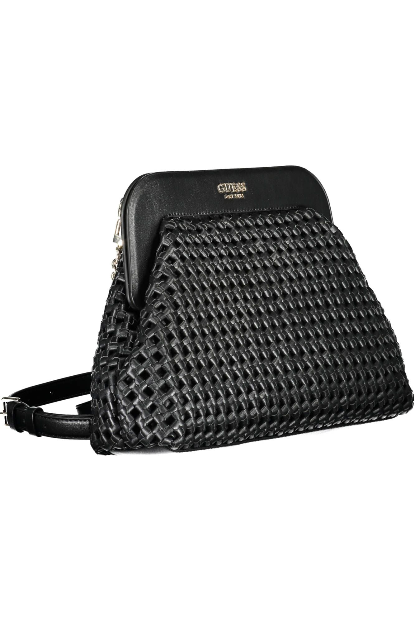 Black Polyethylene Women Handbag - SEHABRANDS