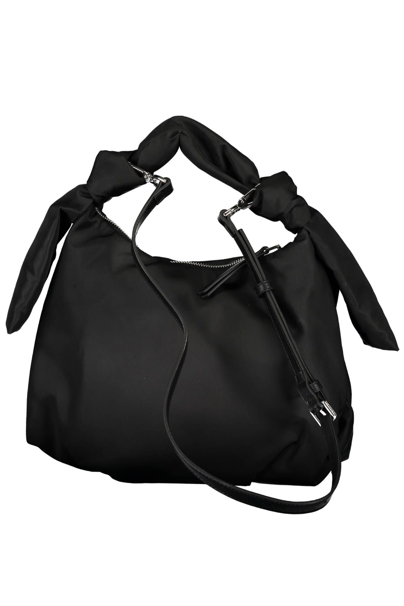 Black Polyester Women Handbag - SEHABRANDS