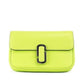 The J Marc Green Glow Smooth Leather Shoulder Crossbody Handbag - SEHABRANDS