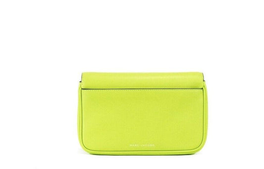 The J Marc Green Glow Smooth Leather Shoulder Crossbody Handbag - SEHABRANDS