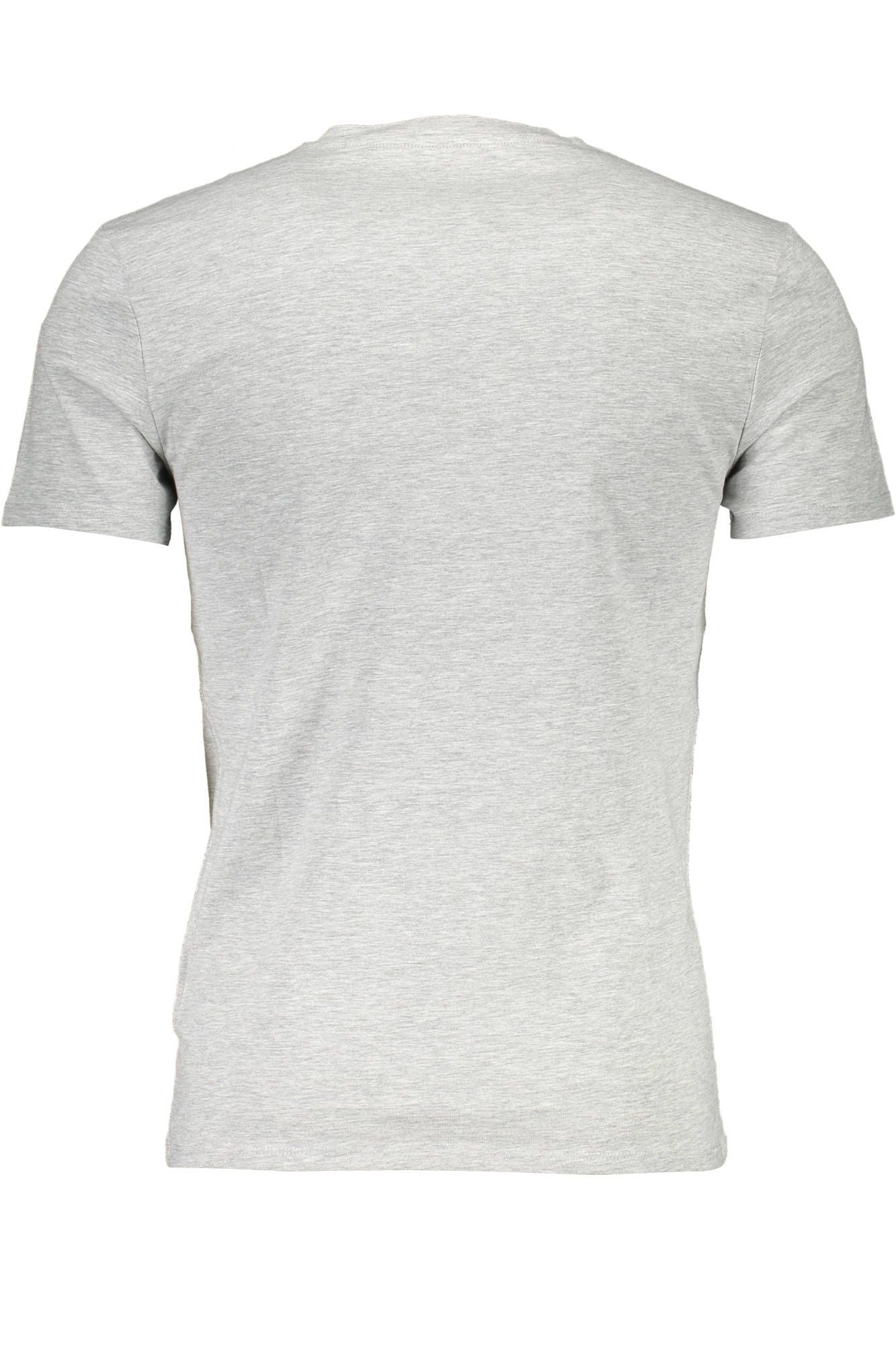 Gray Cotton Men T-Shirt - SEHABRANDS