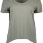 Green Cotton Women T-Shirt - SEHABRANDS