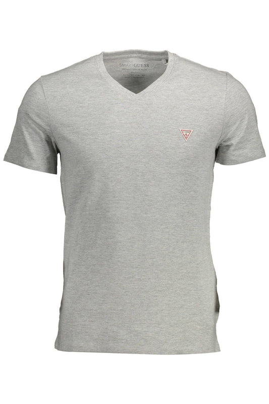 Gray Cotton Men TShirt - SEHABRANDS