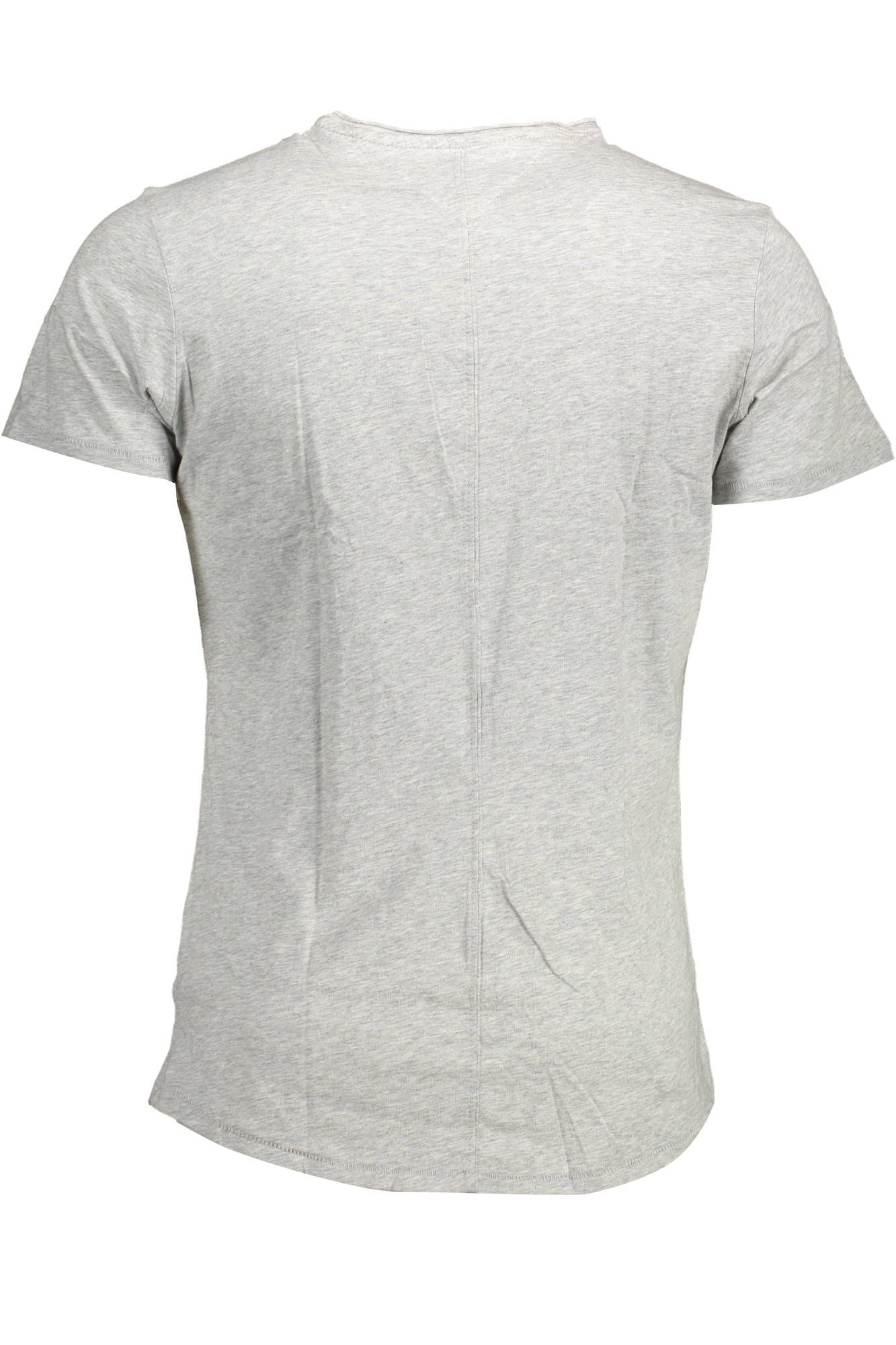 Gray Polyester Men T-Shirt - SEHABRANDS