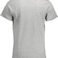 Gray Cotton Men T-Shirt - SEHABRANDS