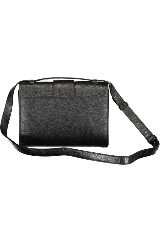 Black Leather Women Handbag - SEHABRANDS