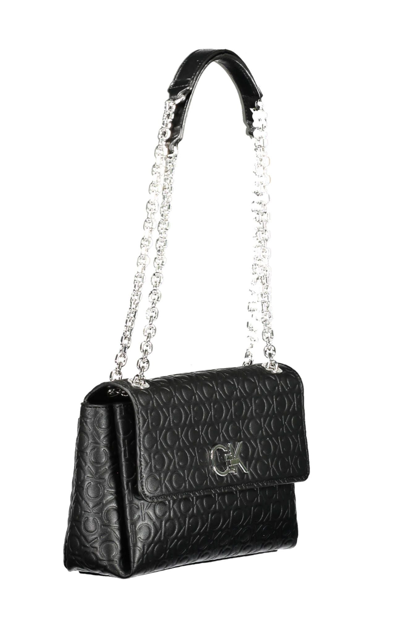 Black Polyester Women Handbag - SEHABRANDS