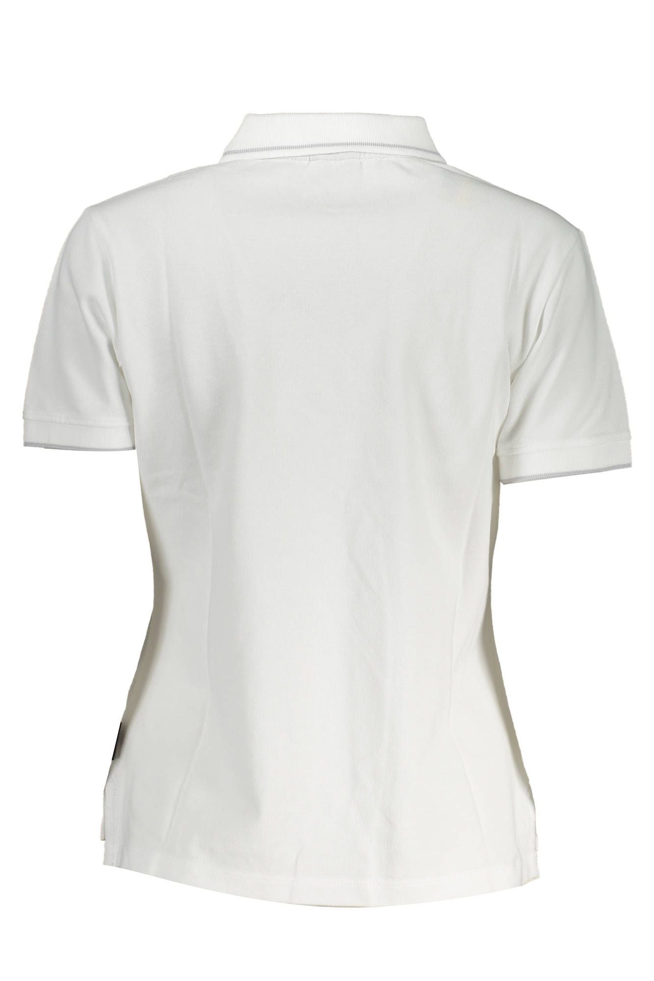 White Cotton Women Polo Shirt - SEHABRANDS