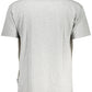 Gray Cotton Men T-Shirt - SEHABRANDS