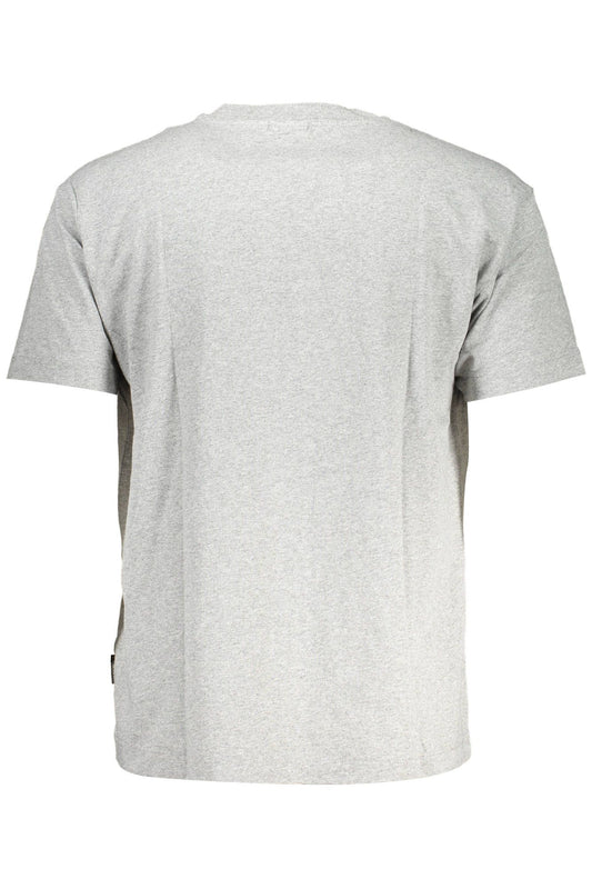 Gray Cotton Men T-Shirt - SEHABRANDS