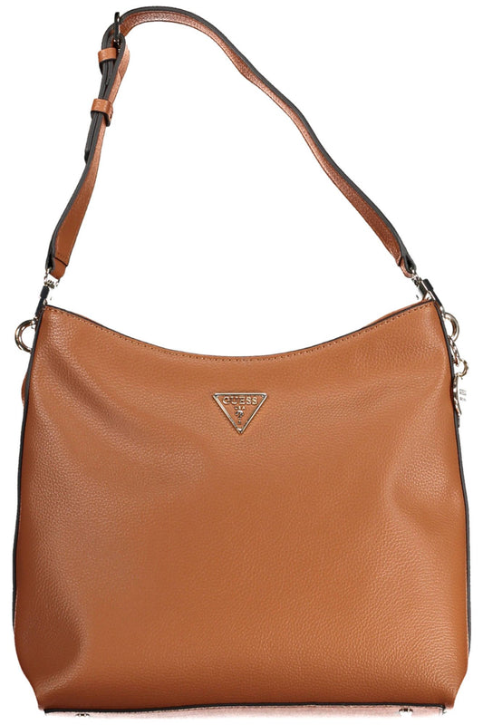 Brown Polyethylene Women Handbag - SEHABRANDS