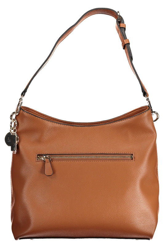 Brown Polyethylene Women Handbag - SEHABRANDS