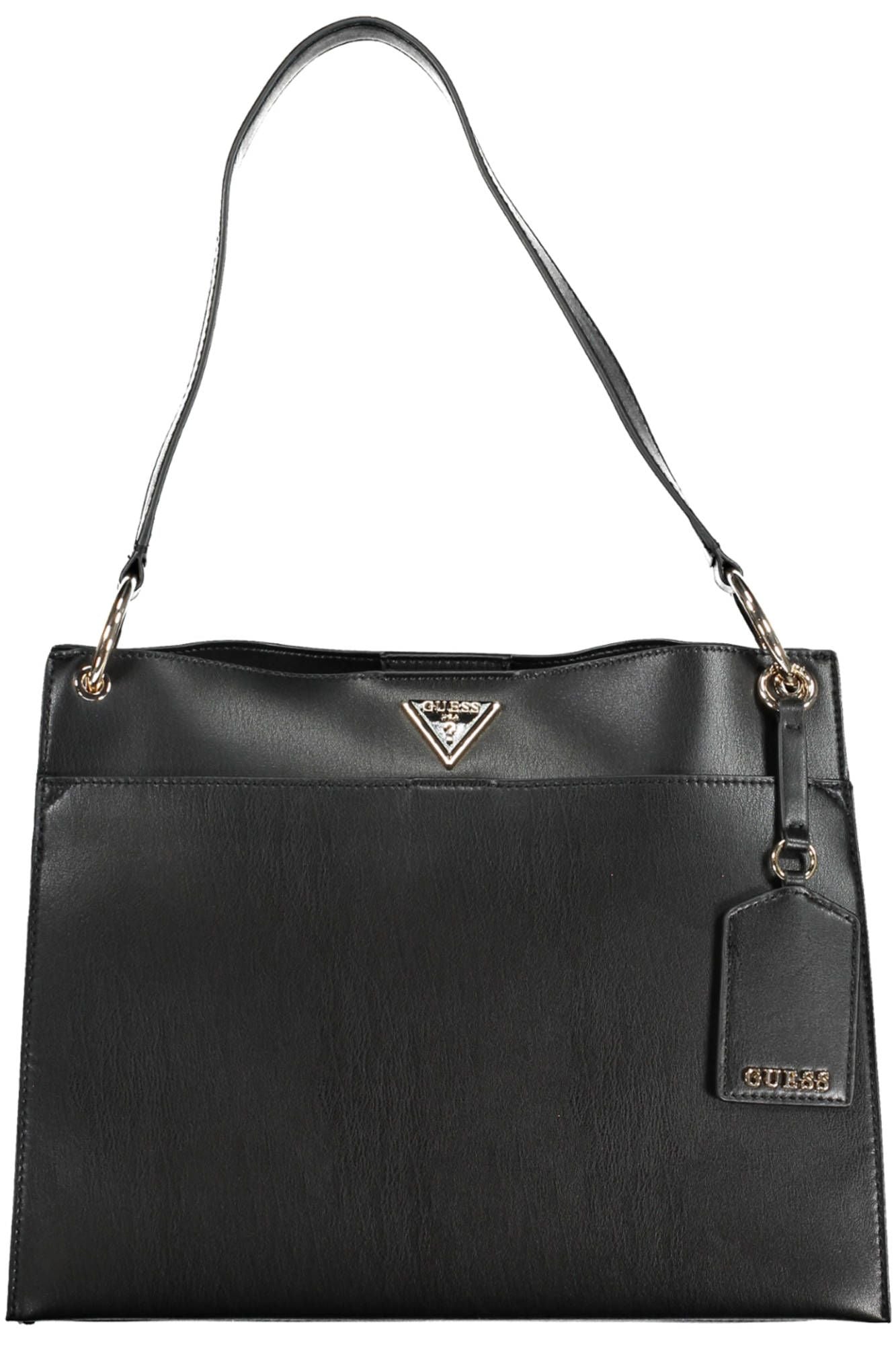 Black Polyethylene Women Handbag - SEHABRANDS