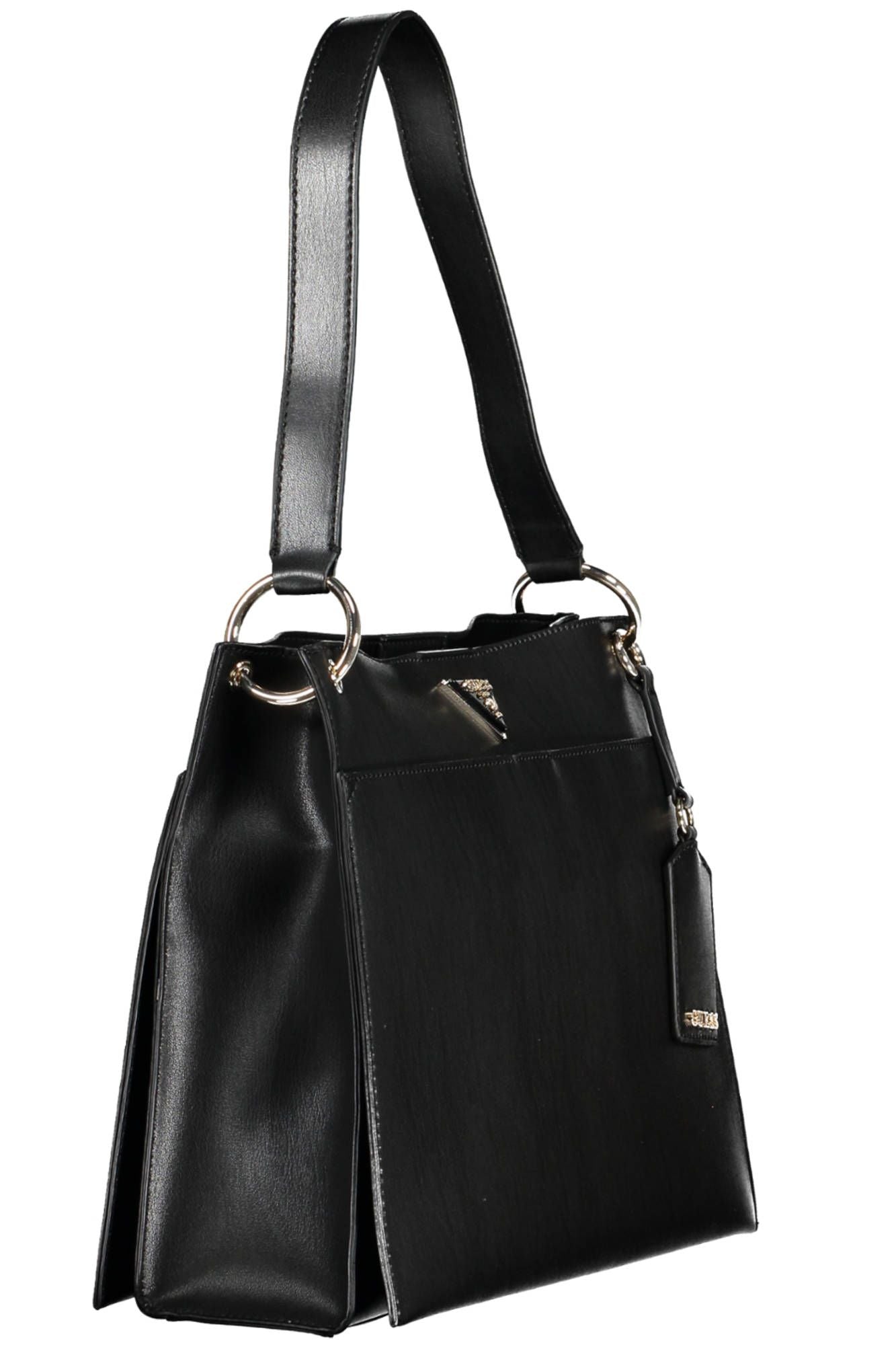 Black Polyethylene Women Handbag - SEHABRANDS