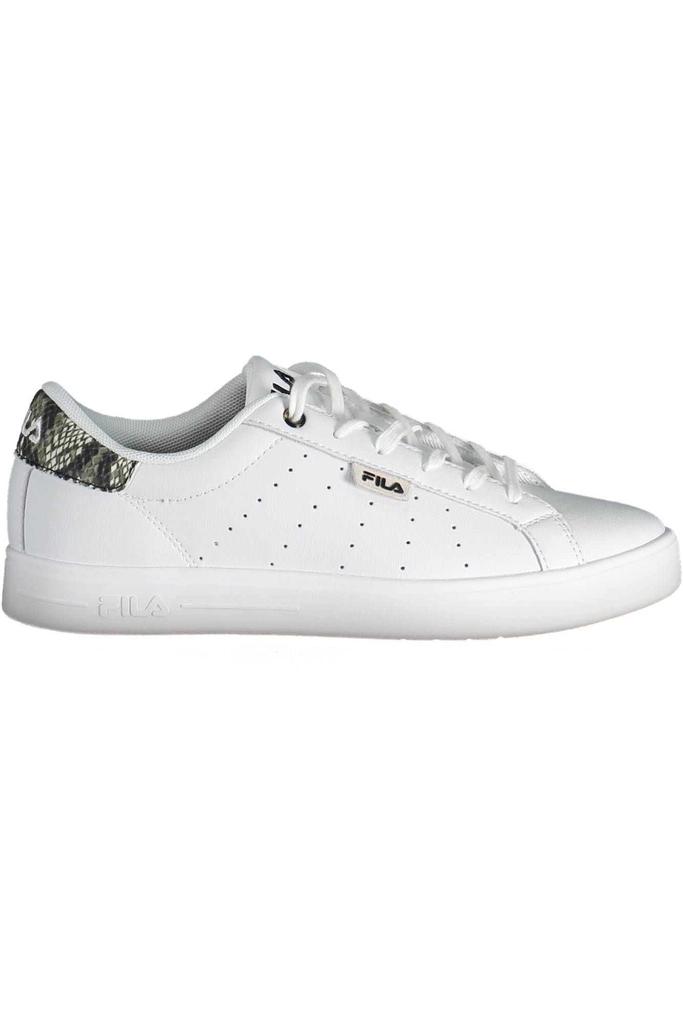 White Leather Women Sneaker - SEHABRANDS