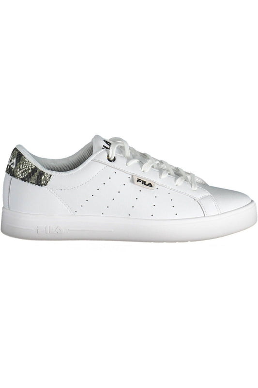 White Leather Women Sneaker - SEHABRANDS